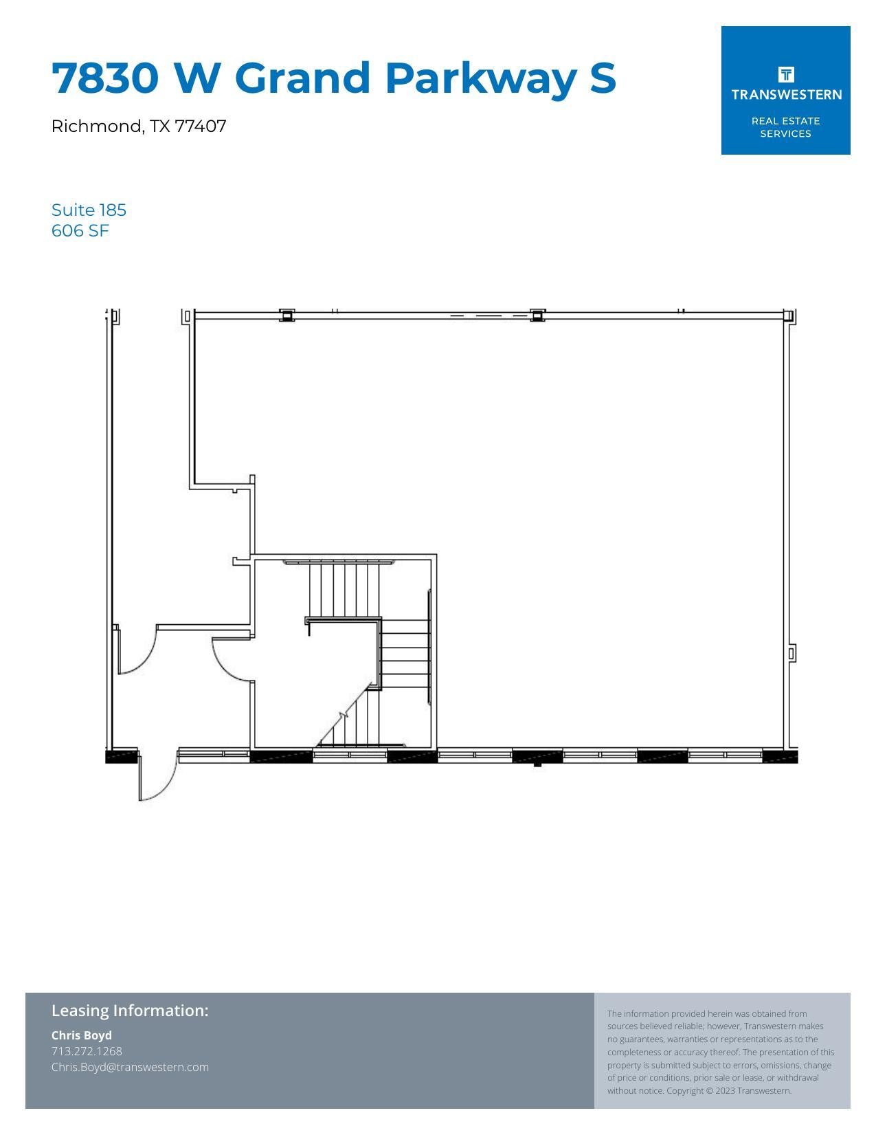 7830 W Grand Pky S, Richmond, TX for lease Floor Plan- Image 1 of 1