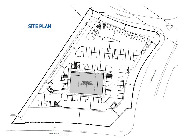 0 Wait Avenue, Wake Forest, NC for lease Site Plan- Image 1 of 1