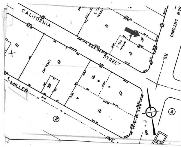 280-284 San Antonio Rd, Mountain View, CA à vendre - Plan cadastral - Image 1 de 1