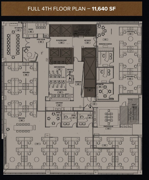 213 Market St, Harrisburg, PA à louer Plan d’étage- Image 1 de 1
