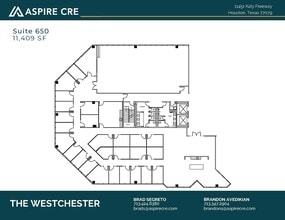 11451 Katy Fwy, Houston, TX à louer Plan d’étage- Image 1 de 2