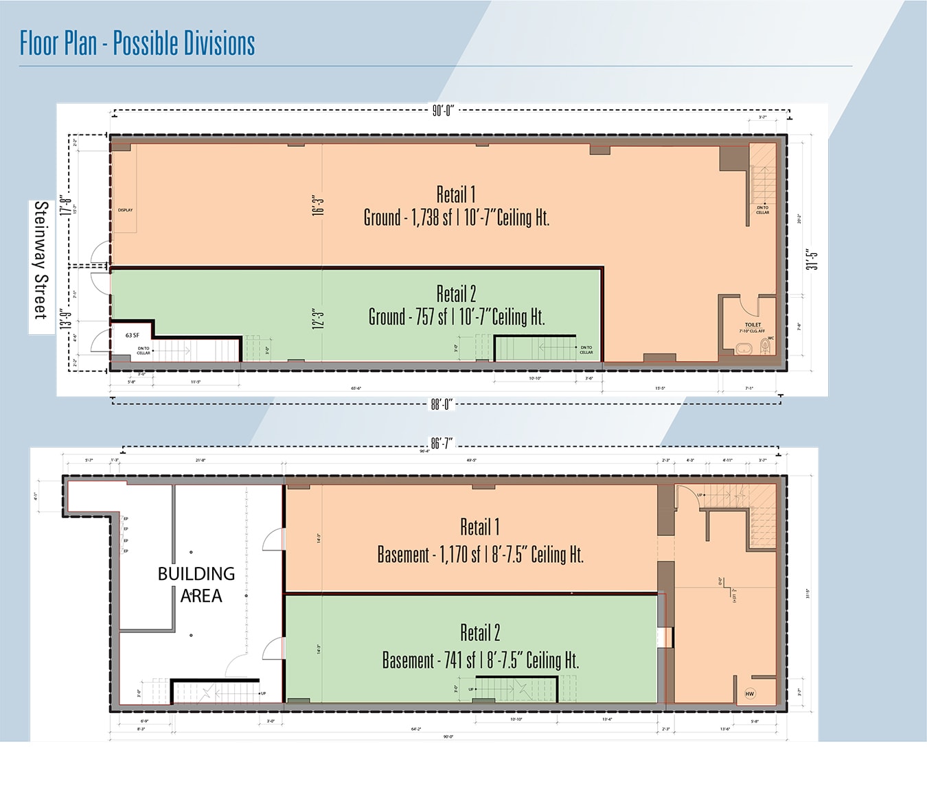 3159-3163 Steinway St, Astoria, NY for lease Floor Plan- Image 1 of 2