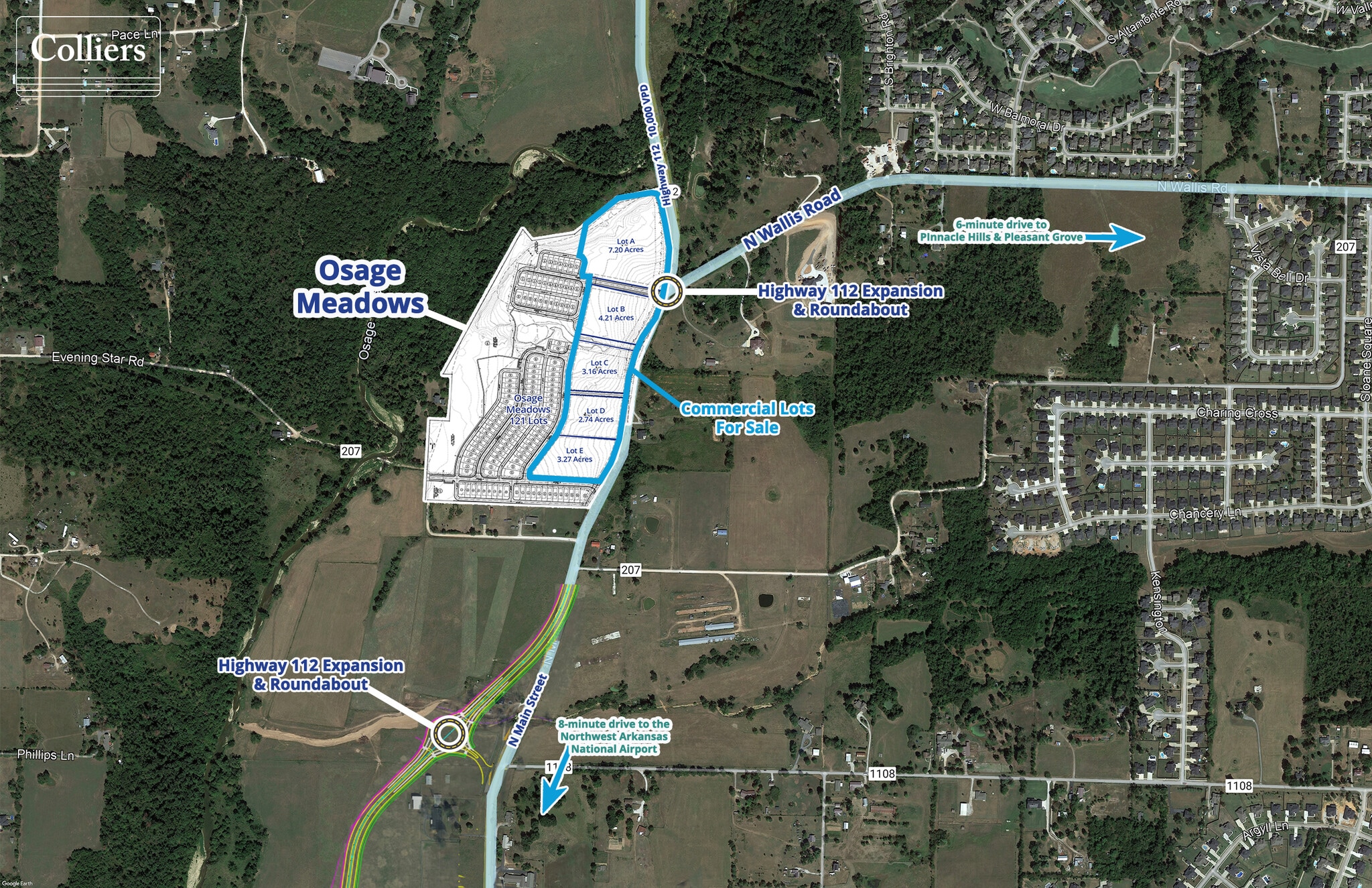 Highway 112 & N Wallis Road, Cave Springs, AR for sale Building Photo- Image 1 of 5