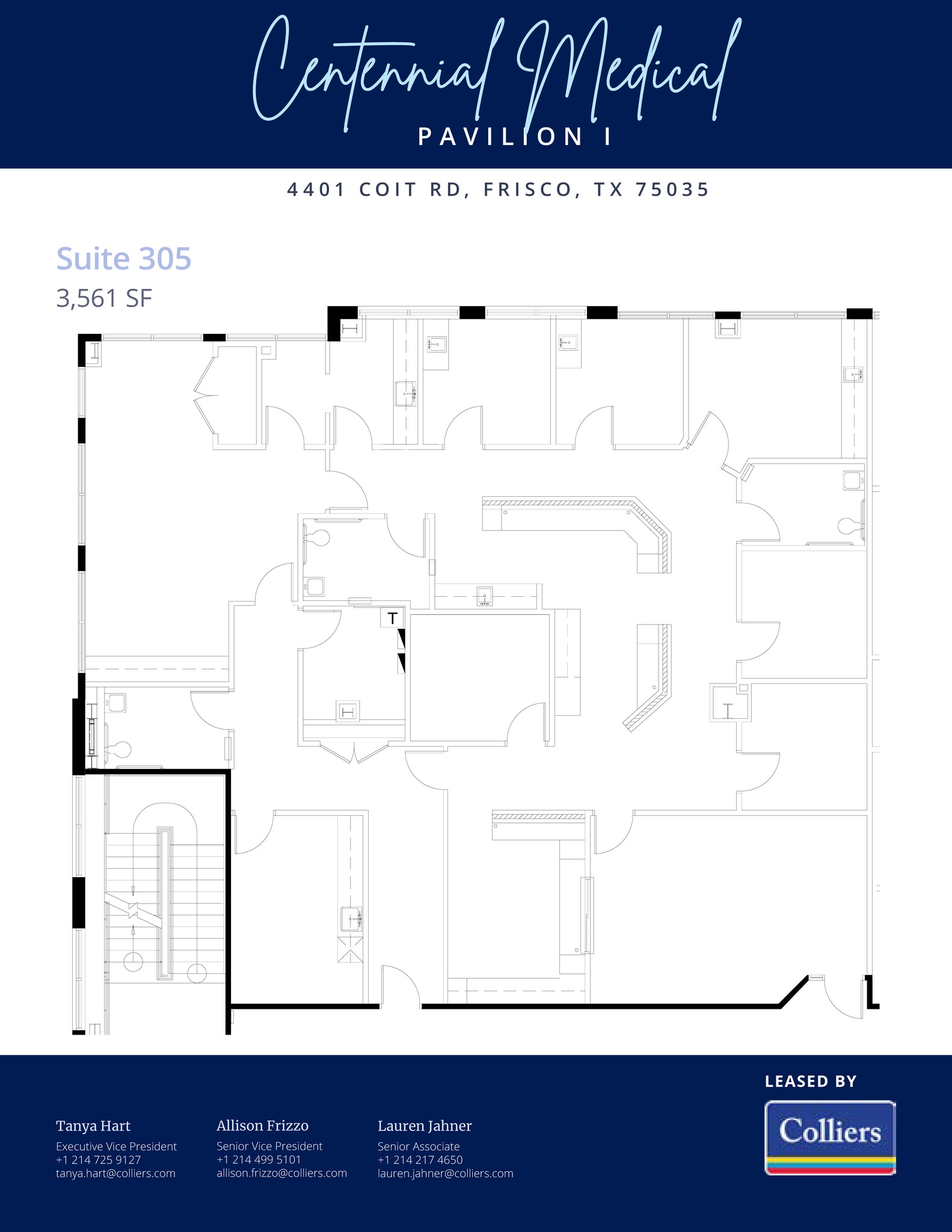 4401 Coit Rd, Frisco, TX à louer Plan d’étage- Image 1 de 3