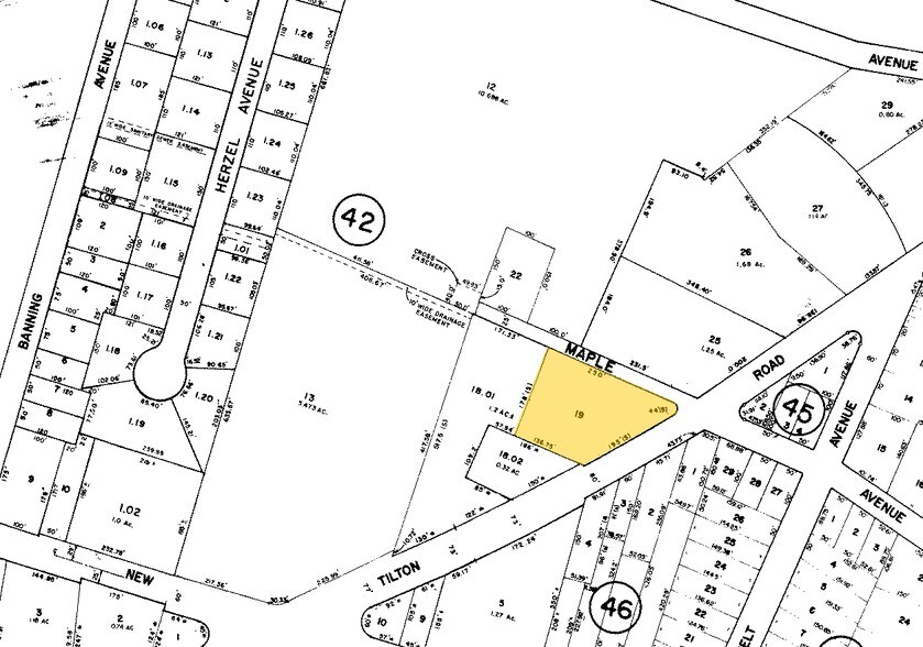 1101 Tilton Rd, Northfield, NJ à louer - Plan cadastral - Image 2 de 3