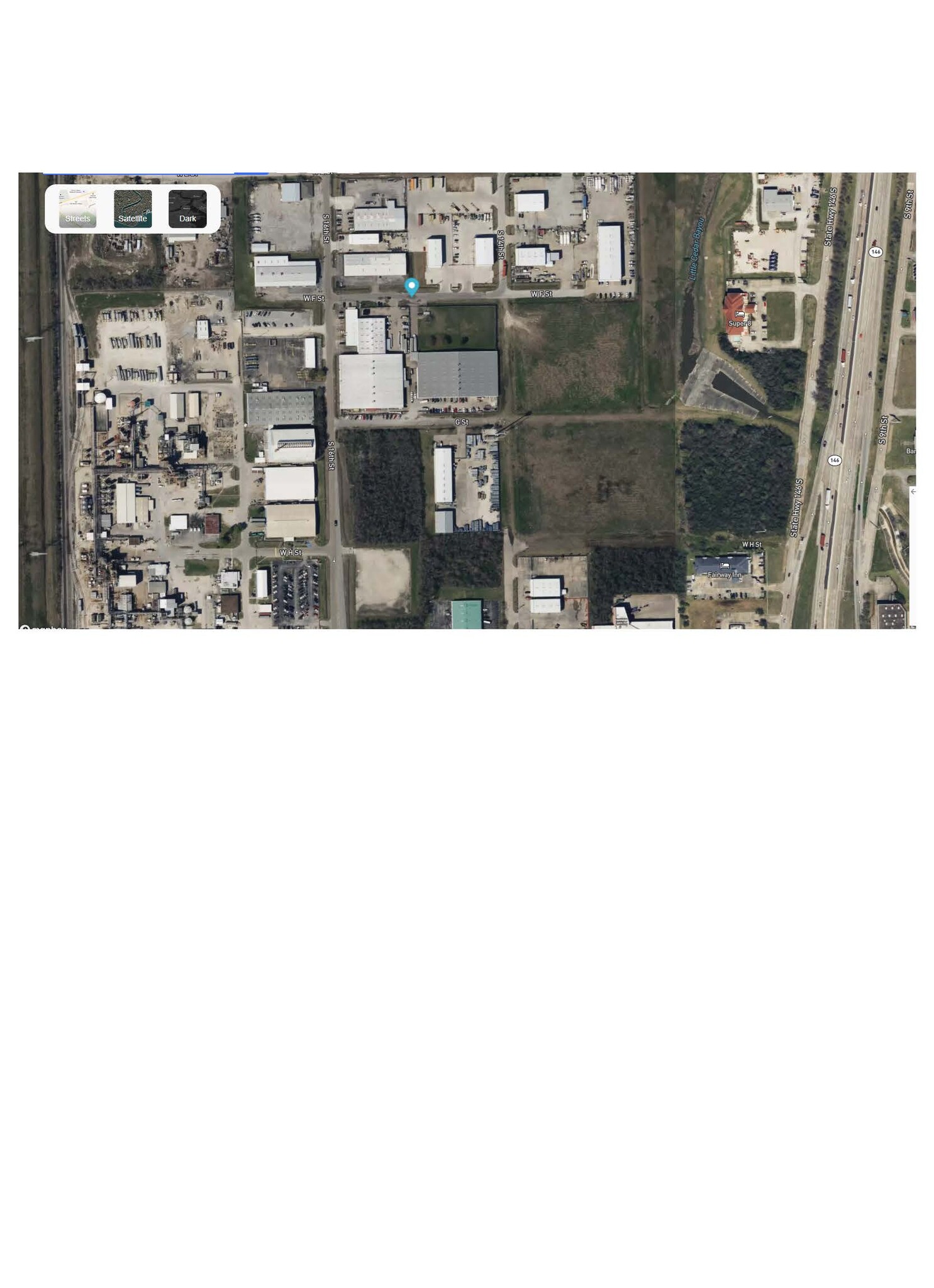 600 14th st, La Porte, TX for lease Aerial- Image 1 of 2