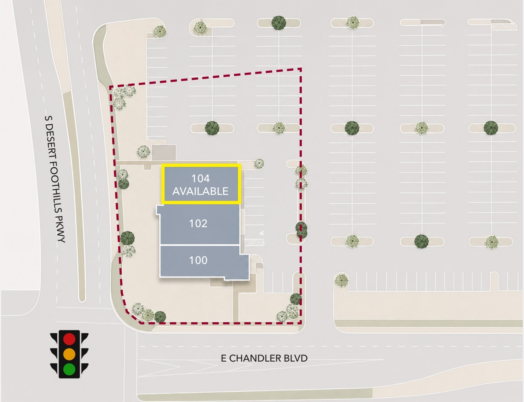 1304 E Chandler Blvd, Phoenix, AZ for lease Site Plan- Image 1 of 1