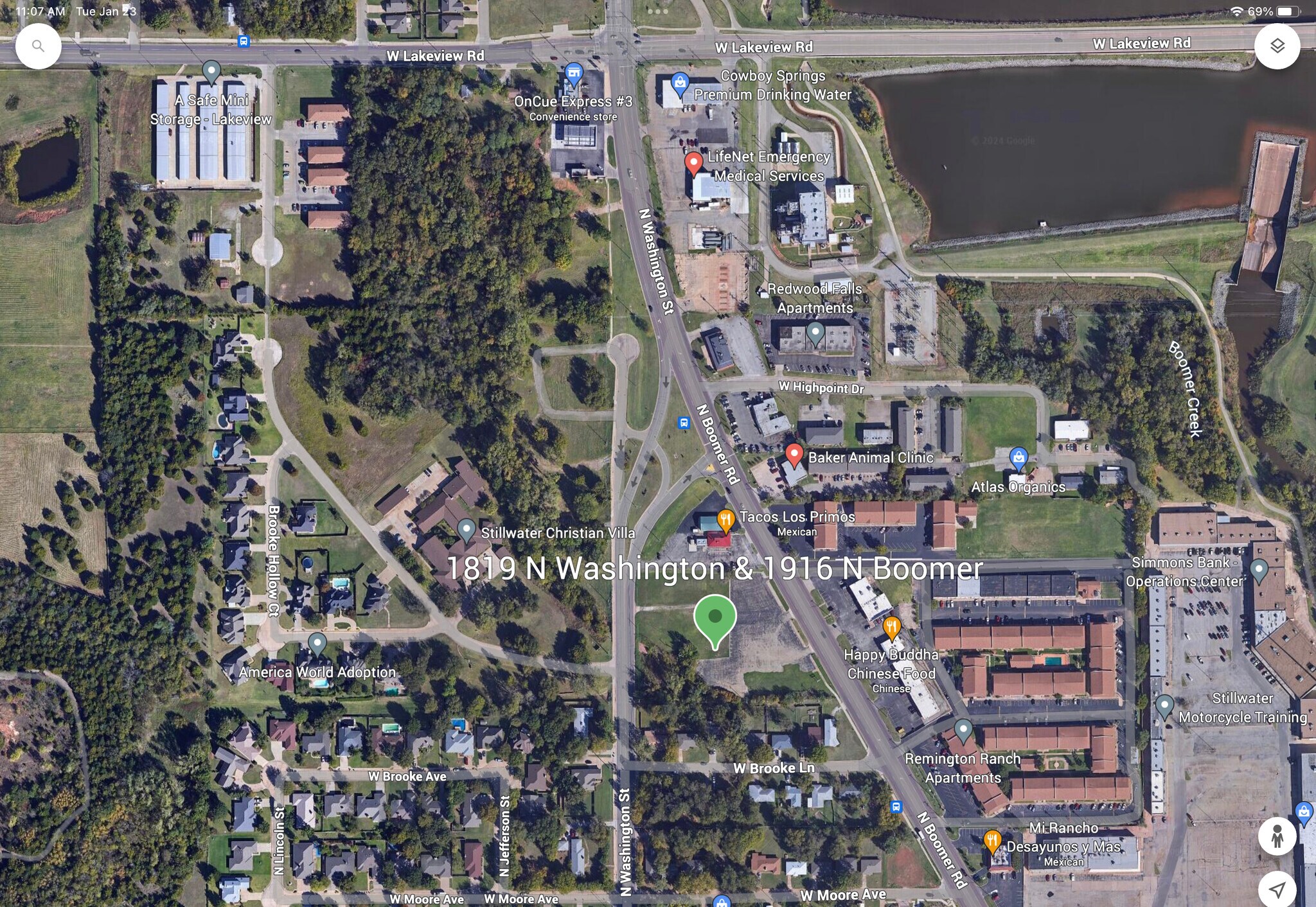 1819 N Washington Street, Stillwater, OK à vendre Aérien- Image 1 de 6