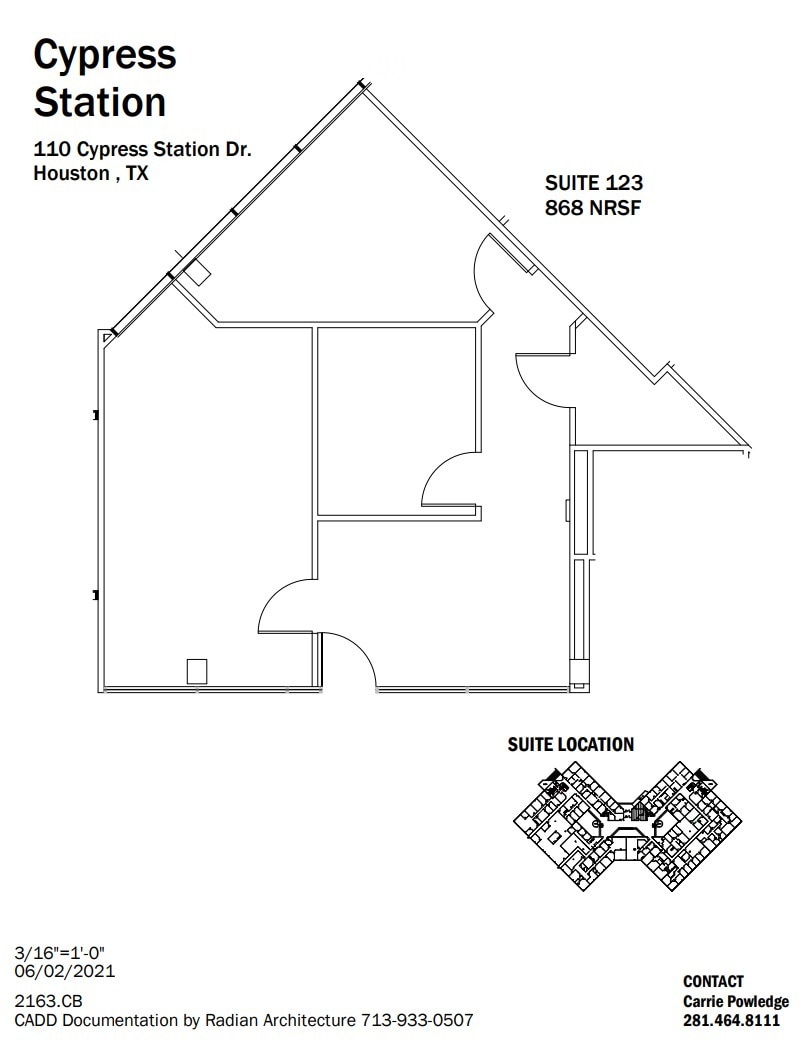 110-140 Cypress Station Dr, Houston, TX for lease Floor Plan- Image 1 of 1