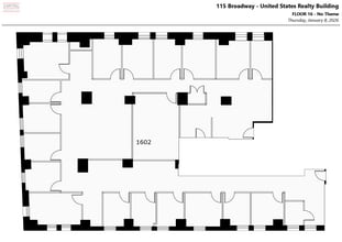 111 Broadway, New York, NY à louer Plan d’étage- Image 1 de 1