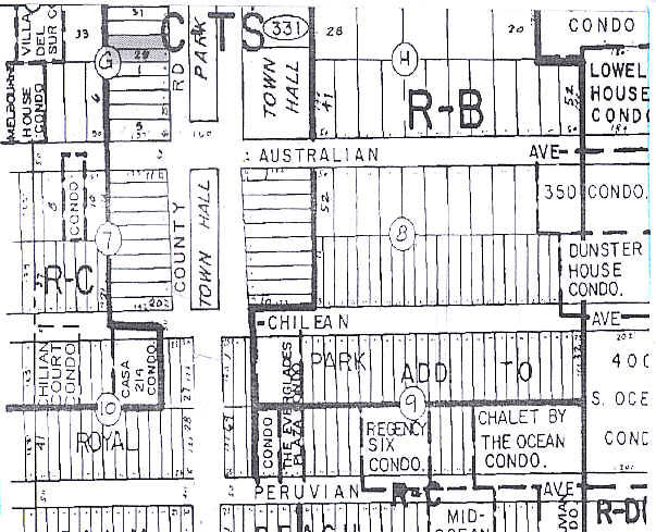 336 S County Rd, Palm Beach, FL à louer - Plan cadastral - Image 2 de 7