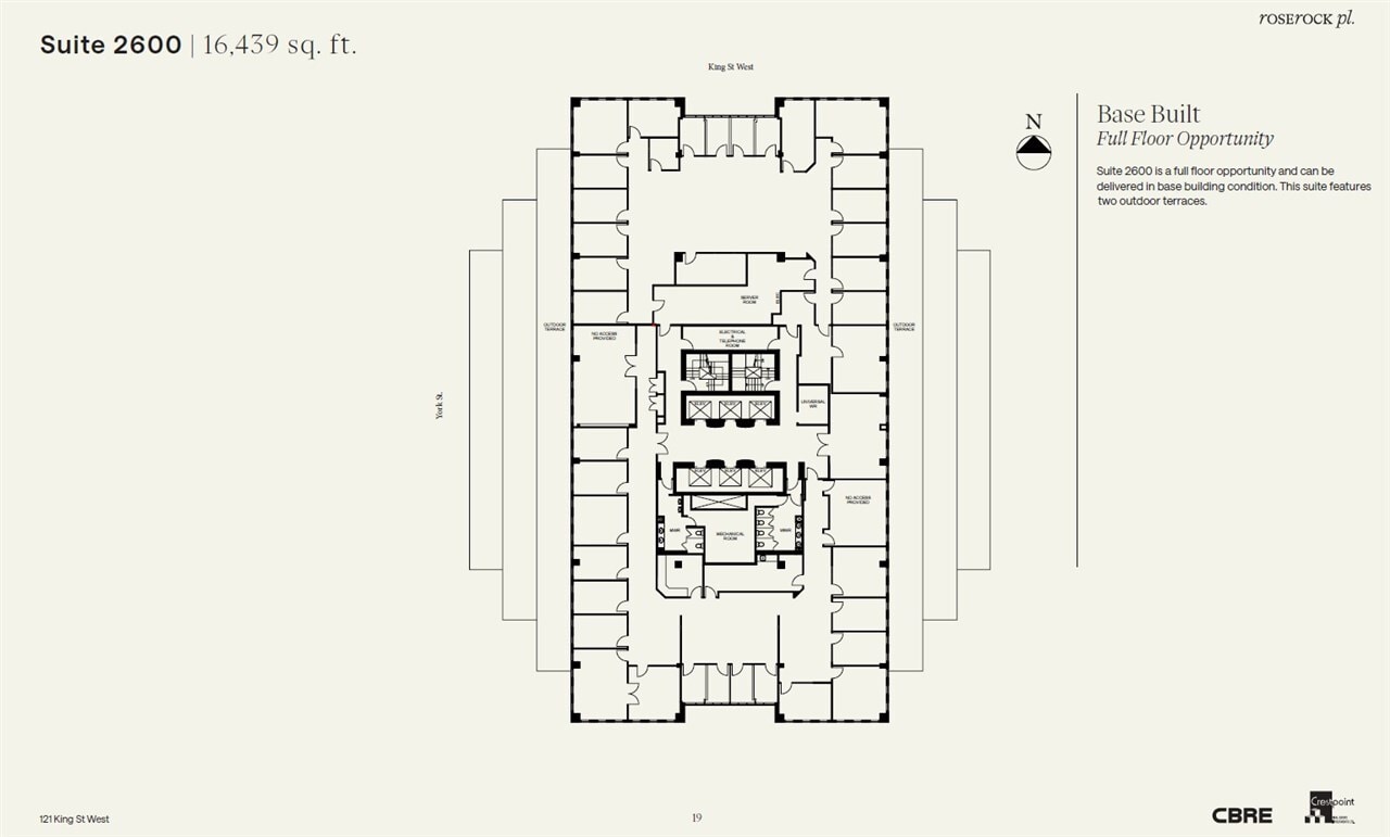 121 King St W, Toronto, ON for lease Floor Plan- Image 1 of 1