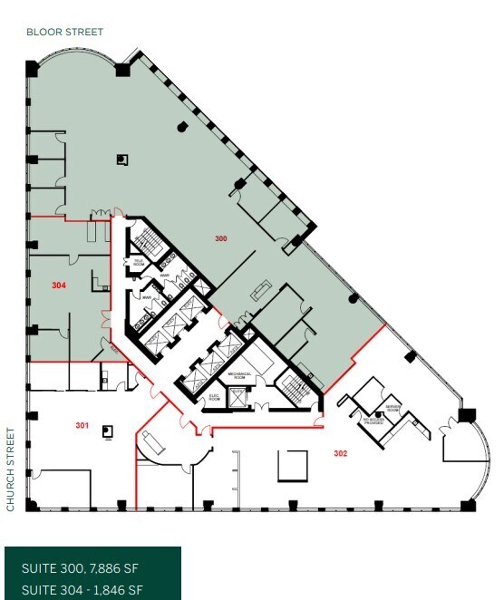 175 Bloor Street East, Toronto, ON for lease Floor Plan- Image 1 of 1