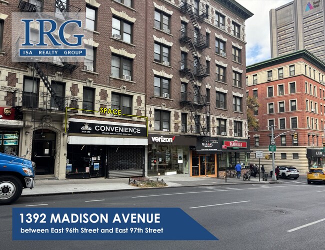 More details for 1392 Madison Ave, New York, NY - Retail for Lease