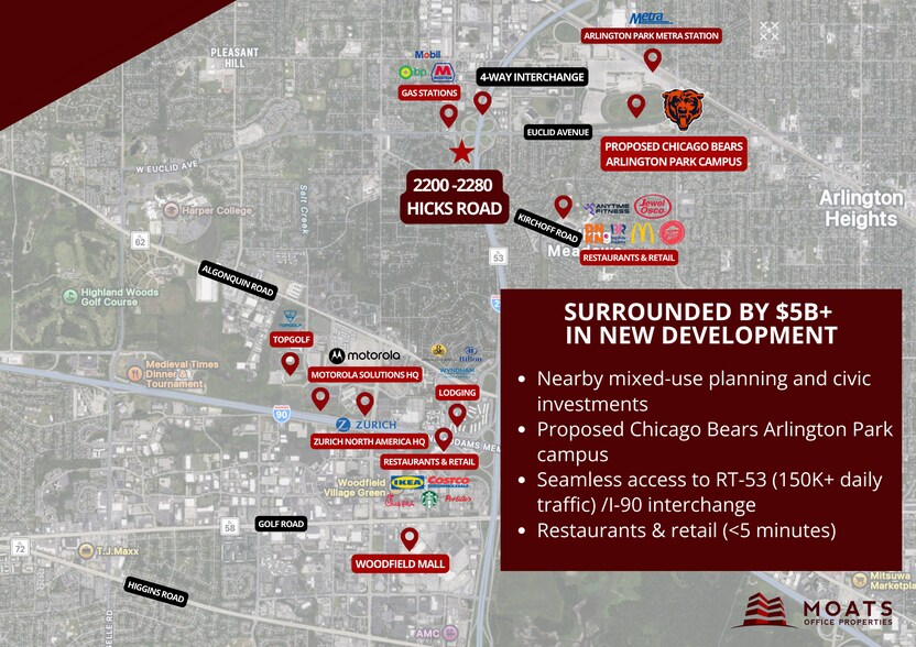 2280 Hicks Rd, Rolling Meadows, IL à louer - Photo du bâtiment - Image 3 de 12