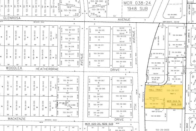 4205 N 7th Ave, Phoenix, AZ for lease - Plat Map - Image 2 of 14