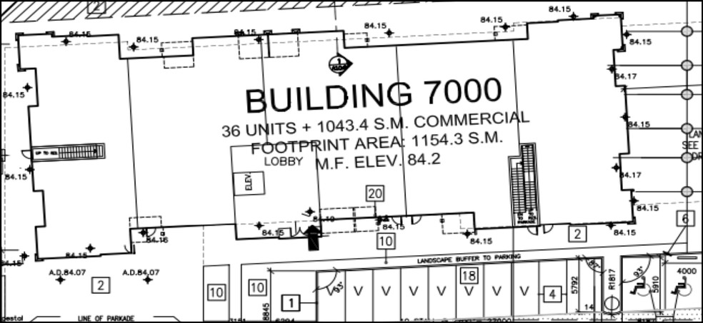 403 Mackenzie Way, Airdrie, AB à vendre - Plan de site - Image 1 de 1