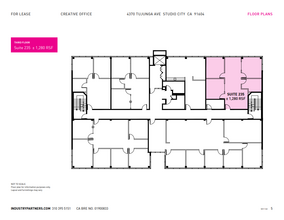 4370 Tujunga Ave, Studio City, CA for lease Floor Plan- Image 1 of 1