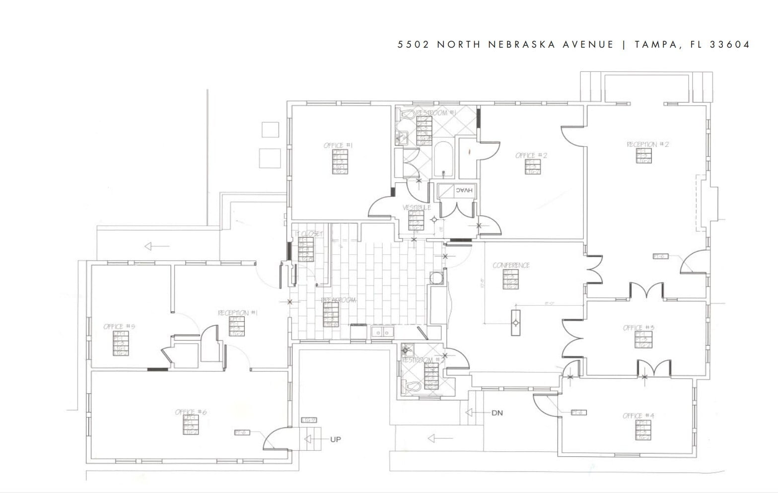 5502 N Nebraska Ave, Tampa, FL for sale Floor Plan- Image 1 of 1