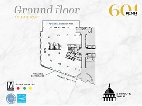 601 Pennsylvania Ave NW, Washington, DC for lease Floor Plan- Image 1 of 3