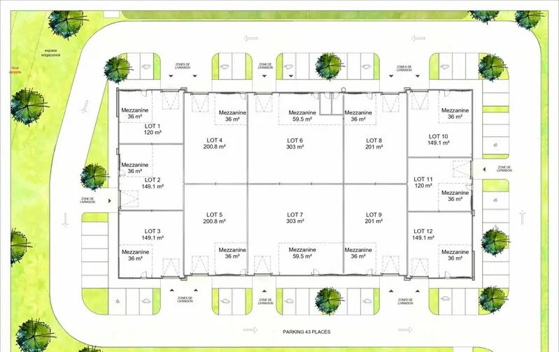 Local d'activités dans Obernai à vendre - Plan de site - Image 3 de 3