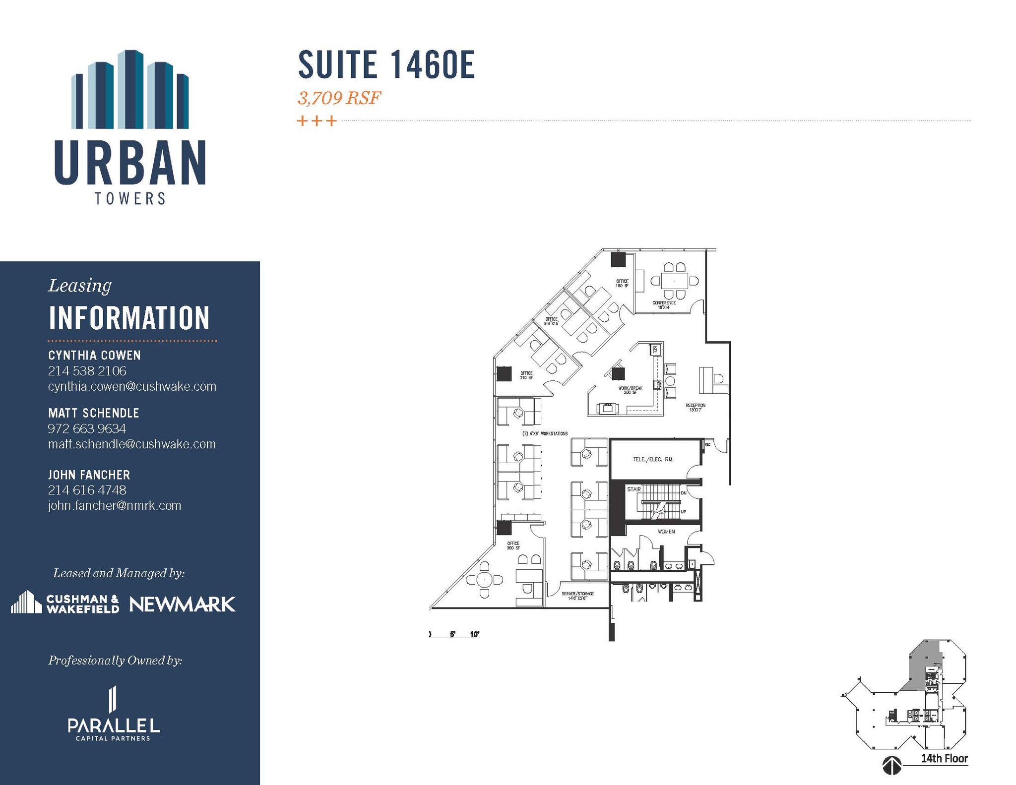 222 W Las Colinas Blvd, Irving, TX à louer Plan d’étage- Image 1 de 2