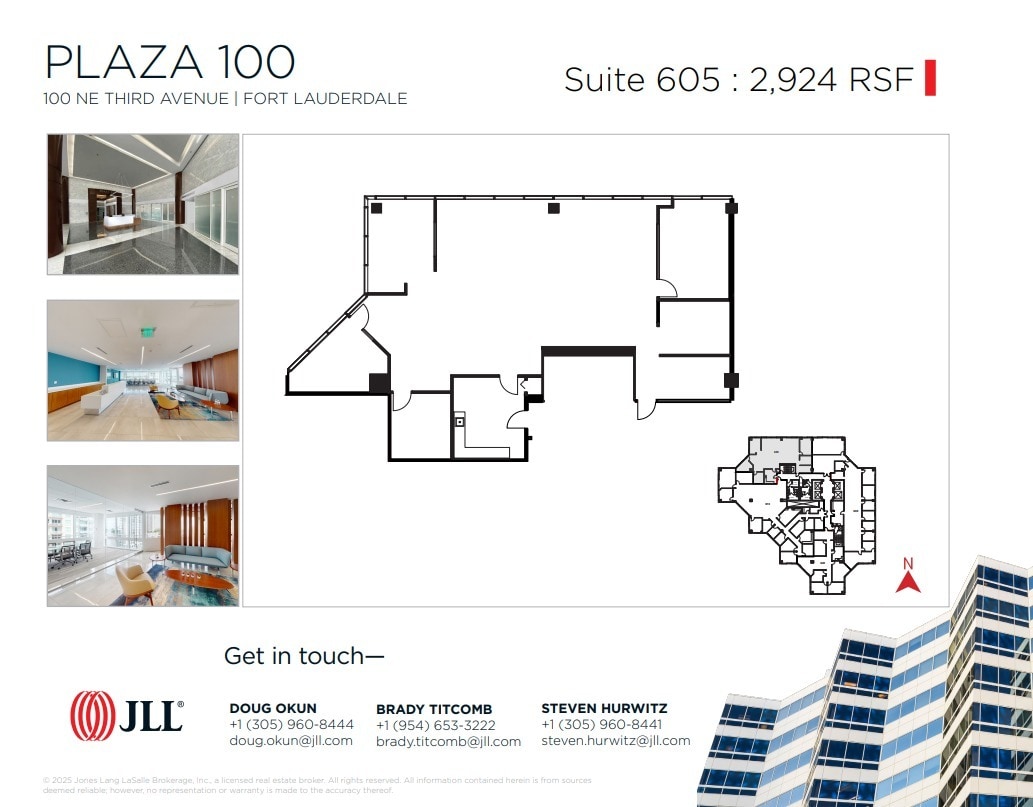 100 NE 3rd Ave, Fort Lauderdale, FL for lease Floor Plan- Image 1 of 1