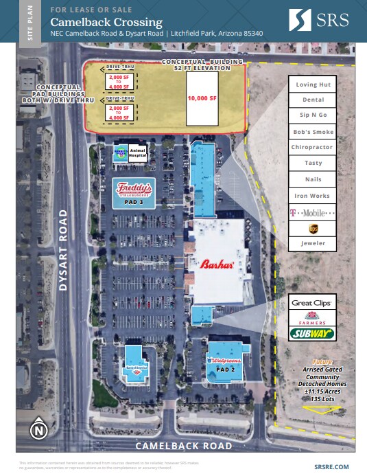 Plus de détails pour Nec Camelback Rd & Dysart Rd, Litchfield Park, AZ - Commerce de détail à vendre