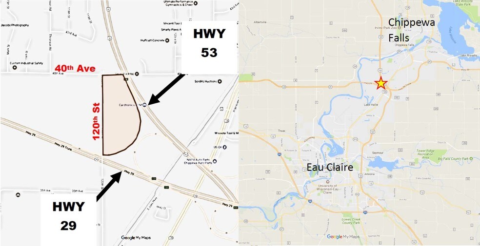 0 120th St, Chippewa Falls, WI à vendre - Plan cadastral - Image 2 de 13