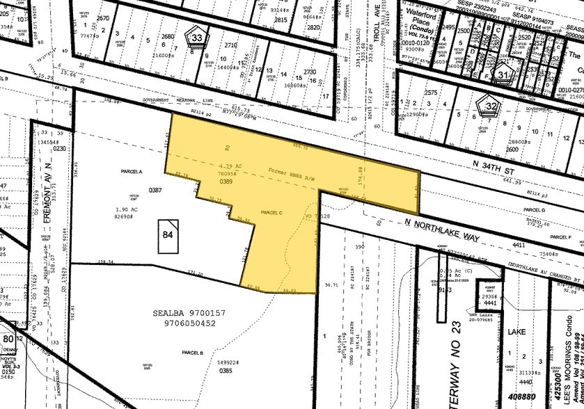 837 N 34th St, Seattle, WA à louer - Plan cadastral - Image 2 de 8
