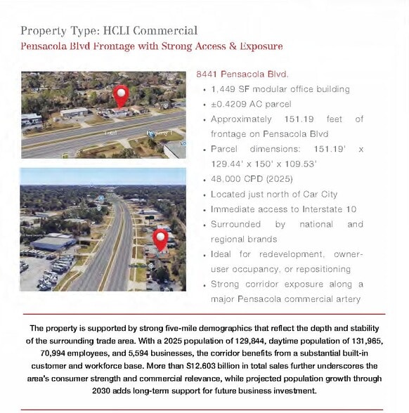 8441 Pensacola Blvd, Pensacola, FL for sale - Building Photo - Image 3 of 8