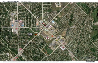 529 E Centerville Rd, Garland, TX - AERIAL  map view