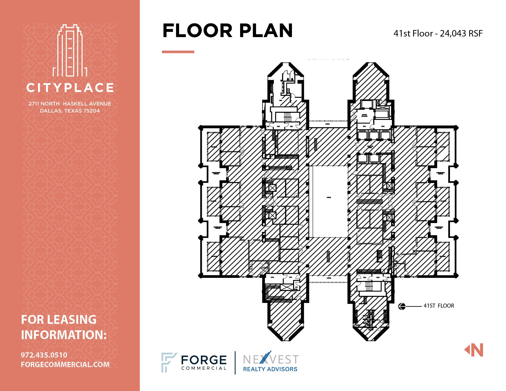 2711 N Haskell Ave, Dallas, TX à louer Plan d’étage- Image 1 de 1