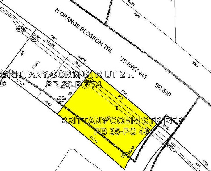5320 N Orange Blossom Trl, Orlando, FL à vendre - Plan cadastral - Image 2 de 10