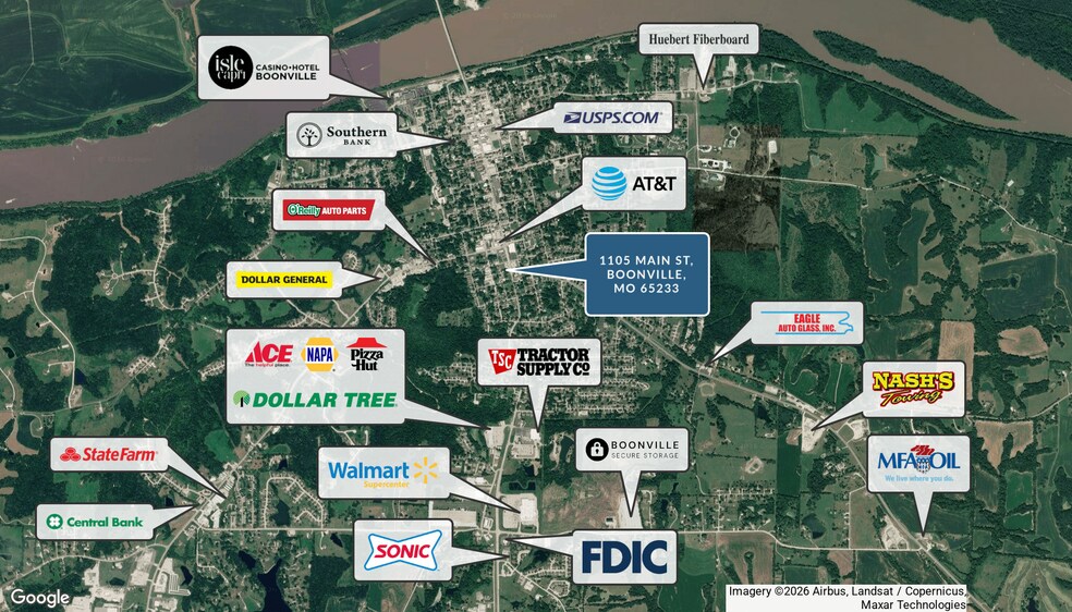 1105 Main St, Boonville, MO à vendre - Photo du bâtiment - Image 2 de 5