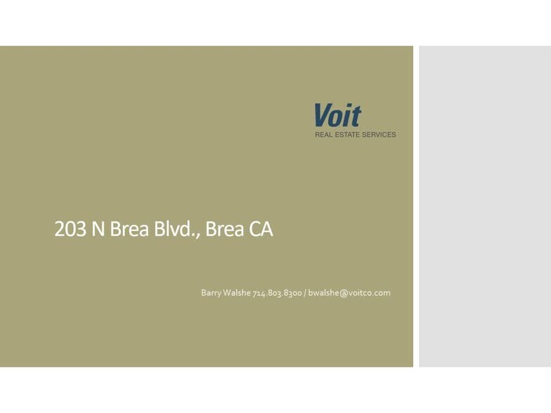 203 N Brea Blvd, Brea, CA à louer - Vidéo sur l’inscription commerciale - Image 2 de 10
