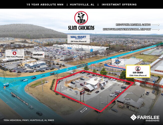 More details for 11594 Memorial Pky SW, Huntsville, AL - Retail for Sale