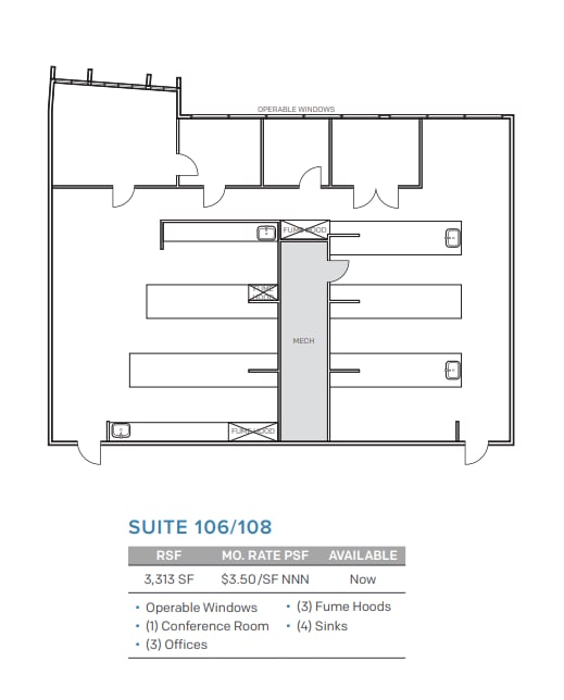 505 Coast Blvd S, La Jolla, CA for lease Floor Plan- Image 1 of 1