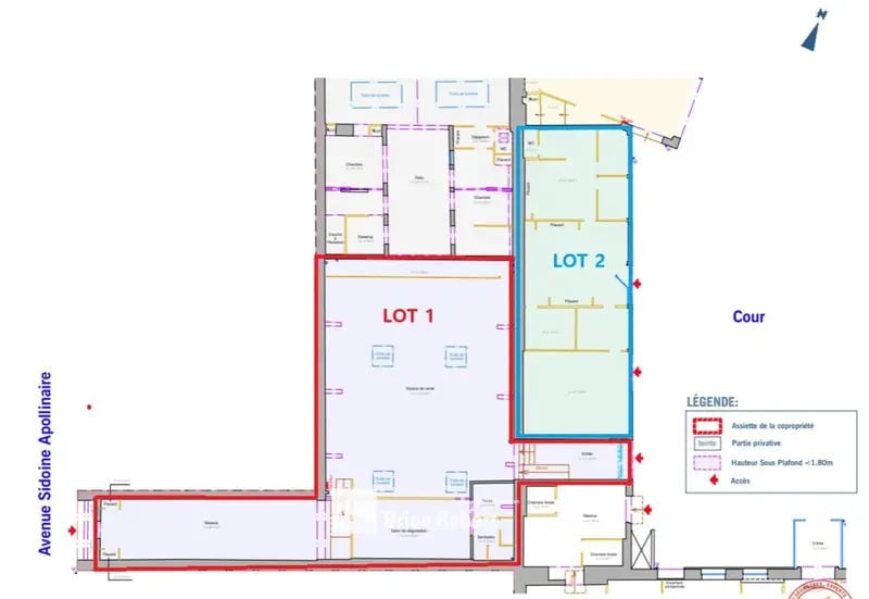 18 Avenue Sidoine Apollinaire, Lyon à vendre - Plan d’étage - Image 2 de 4