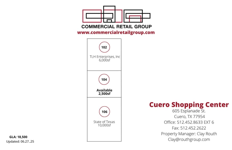 106 E French St, Cuero, TX for lease - Other - Image 1 of 3