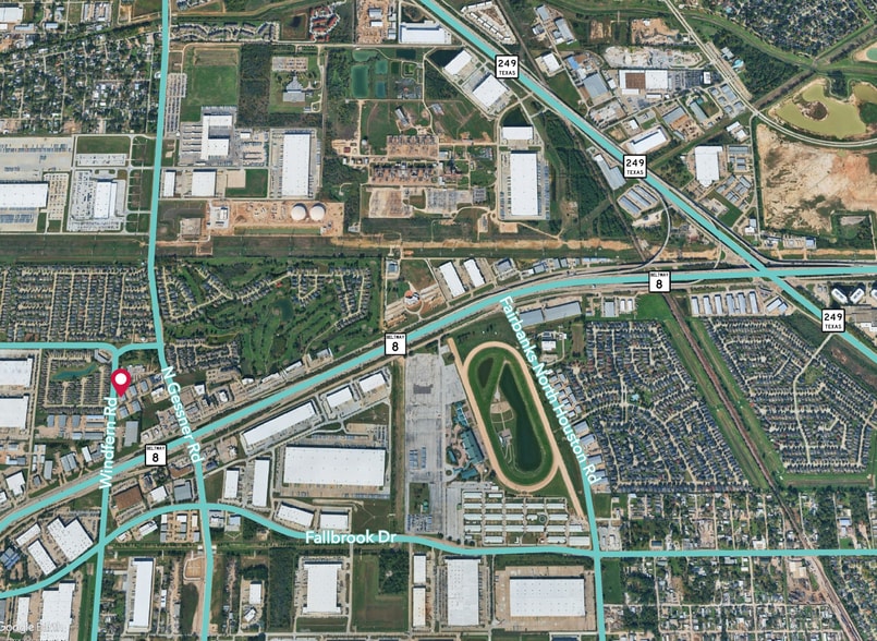 11312 Windfern Rd, Houston, TX for lease - Aerial - Image 3 of 4