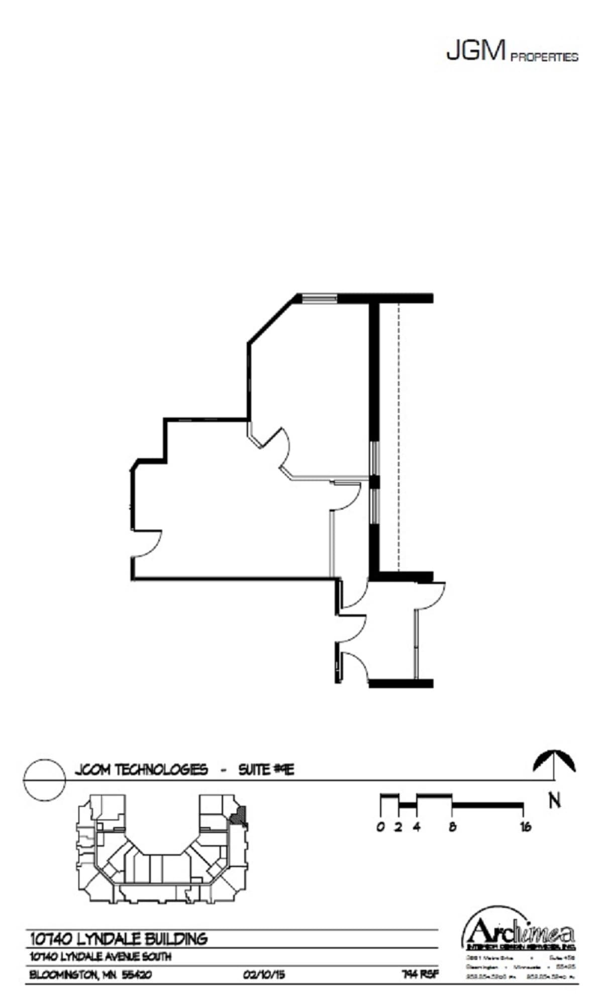 10740 Lyndale Ave S, Bloomington, MN for lease Floor Plan- Image 1 of 4