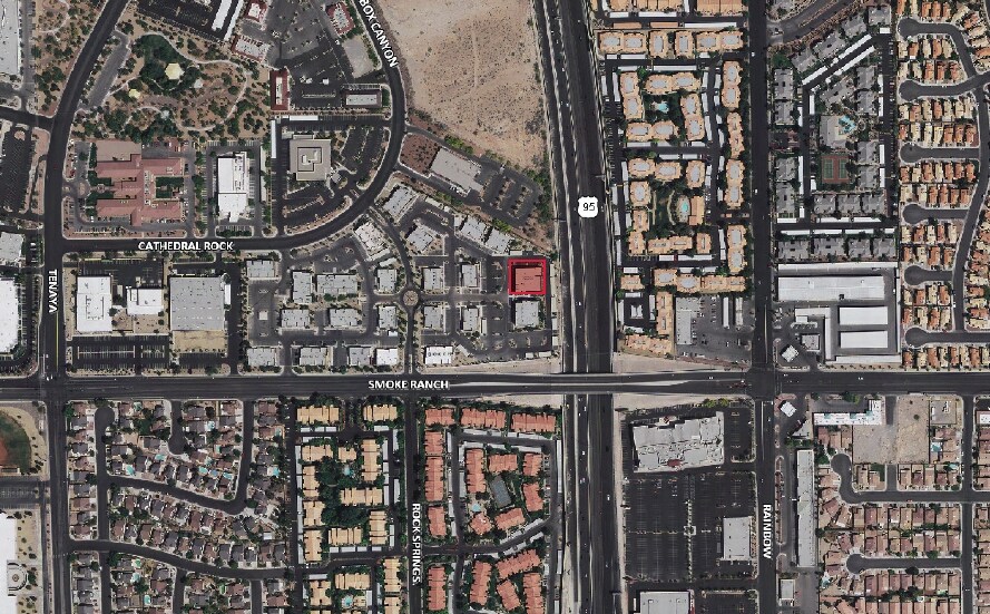 6960 Smoke Ranch Rd, Las Vegas, NV for lease - Aerial - Image 3 of 16