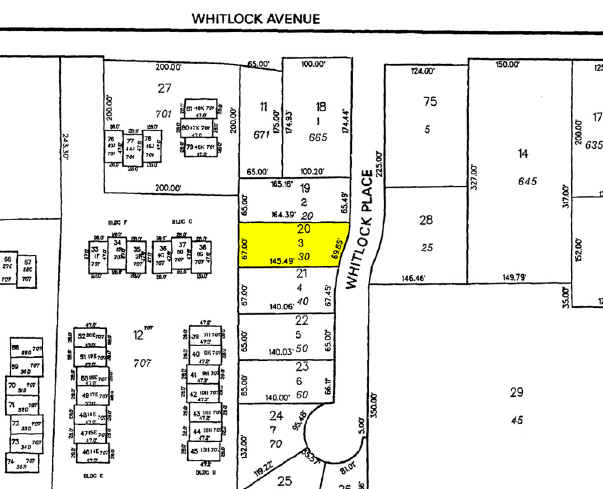 20 Whitlock Pl SW, Marietta, GA à louer - Plan cadastral - Image 2 de 4