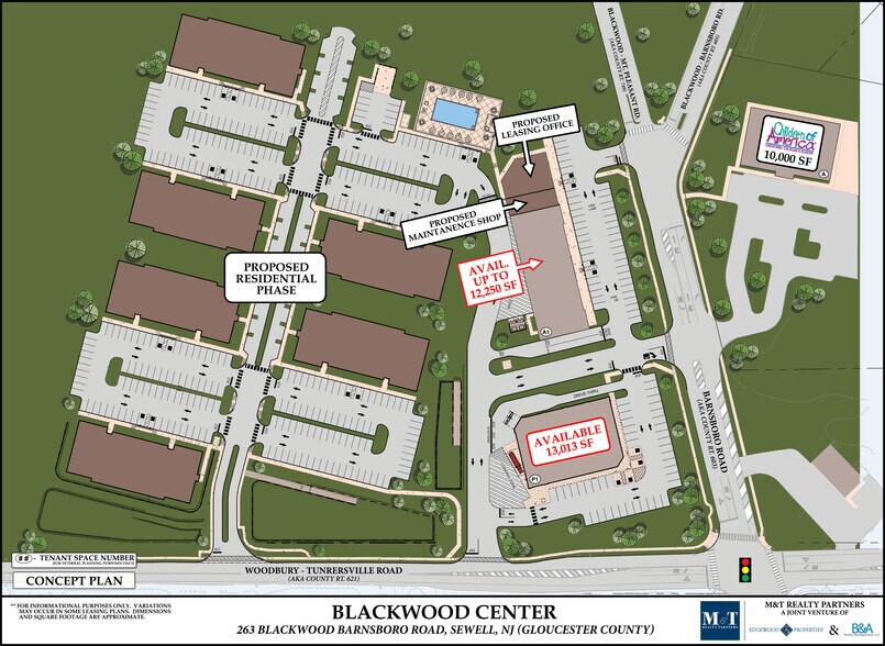 263 Blackwood Barnsboro Rd, Sewell, NJ for lease - Site Plan - Image 2 of 2