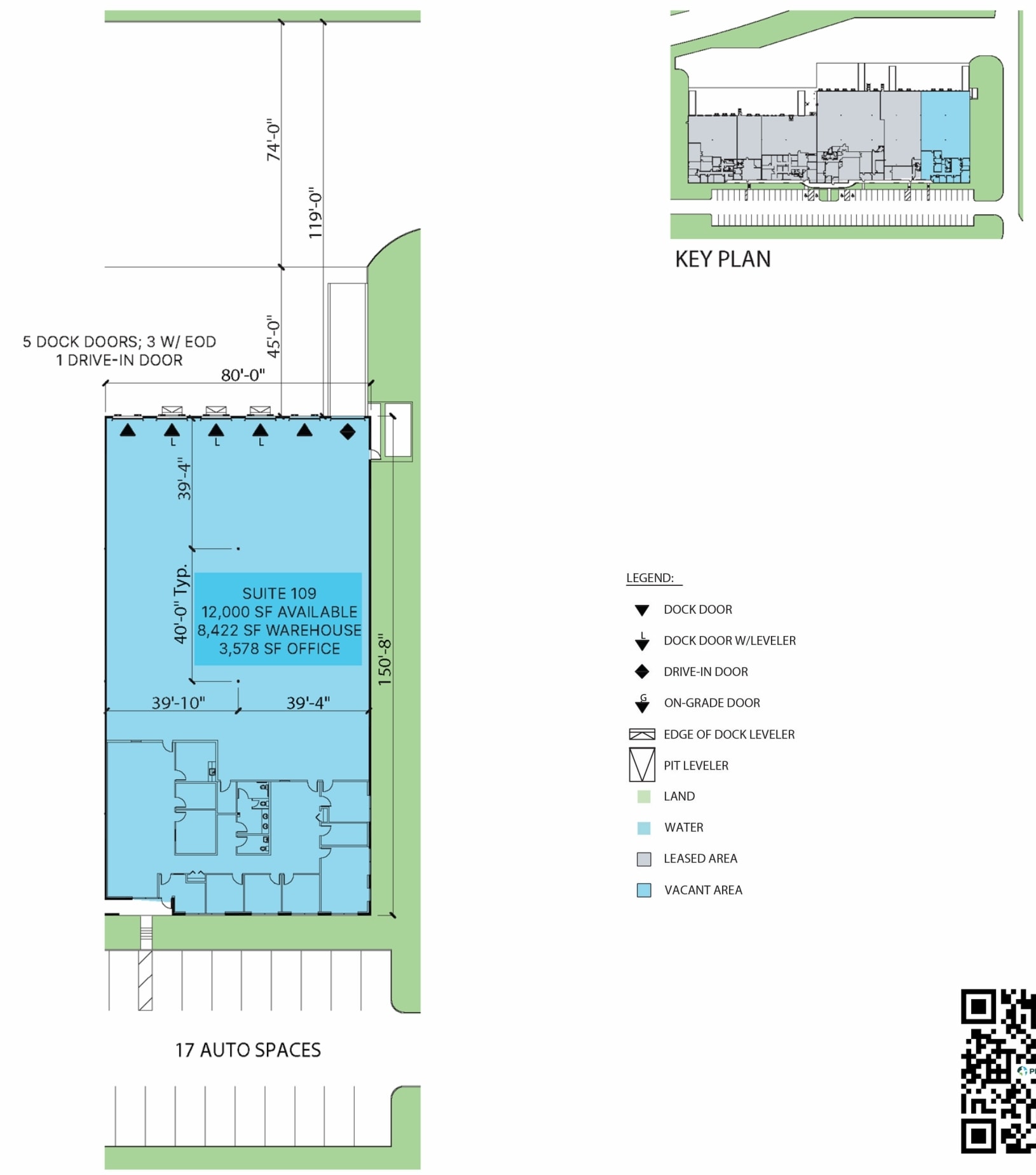 560 Atlanta S Pky, College Park, GA à louer Plan d’étage- Image 1 de 1
