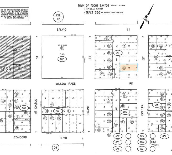 2295 Willow Pass Rd, Concord, CA à louer - Plan cadastral - Image 3 de 3