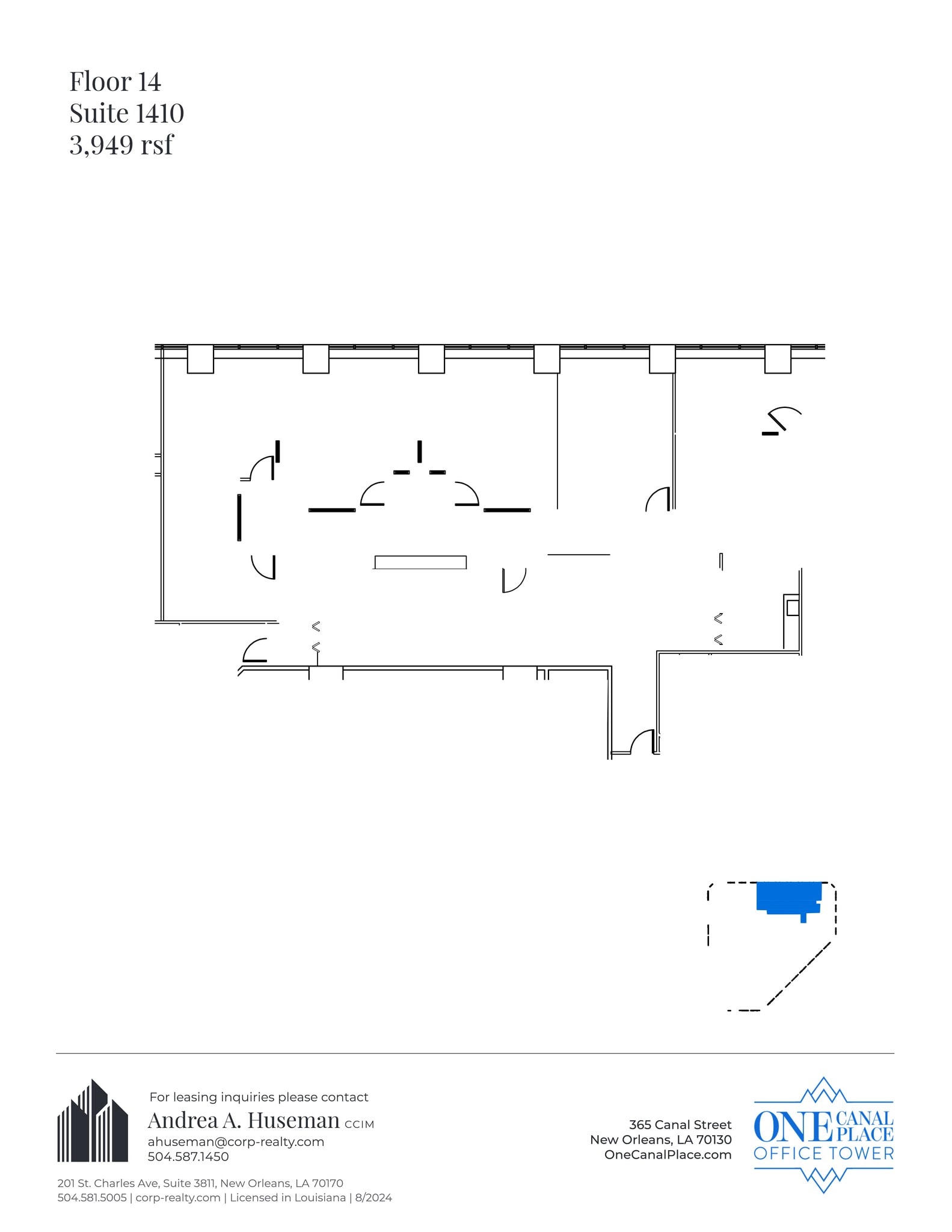 365 Canal St, New Orleans, LA for lease Site Plan- Image 1 of 3