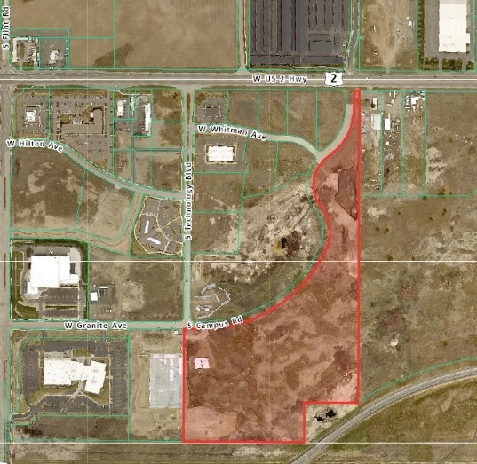 1803 S Campus Rd, Spokane, WA for sale - Aerial - Image 2 of 2