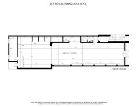 255 Royal Poinciana Way, Palm Beach, FL à louer Plan d’étage- Image 1 de 1